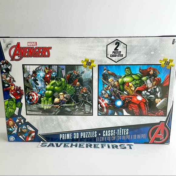 Marvel Avengers Prime 3D Puzzles - 2 Puzzles - Picture 5 of 7